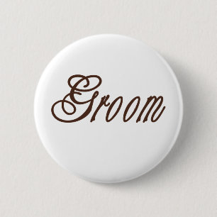 Bräutigam-nobles Braun Button