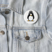 Bräutigam-Pinguin Button (Beispiel)
