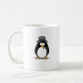 Bräutigam-Pinguin Kaffeetasse (Links)