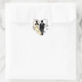 Bräutigam Save the Date Aufkleber (Tasche)