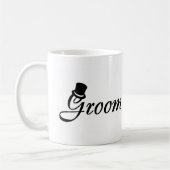 Bräutigam (Schwarz-Zylinder) Kaffeetasse (Links)