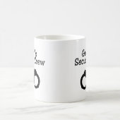 Bräutigam-Sicherheits-Crew-Handschellen Kaffeetasse (Mittel)