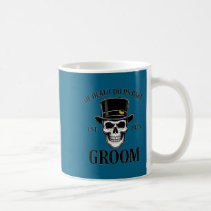 Bräutigam Skelett gothische Halloween-Hochzeit Kaffeetasse