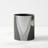 Bräutigam-Smoking "seins " Tasse (Zentrum)