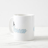 Bräutigam-Spitzenhut-Kaffee-Tasse Kaffeetasse (Vorderseite Links)