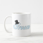 Bräutigam-Spitzenhut-Kaffee-Tasse Kaffeetasse (Links)
