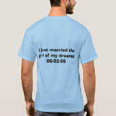 Bräutigam T-Shirt (Rückseite)