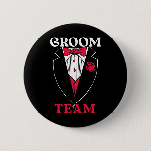 Bräutigam Team Junggesellenabschied Junggesellenpa Button