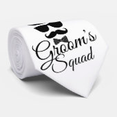 Bräutigam-Team Krawatte (Gerollt)
