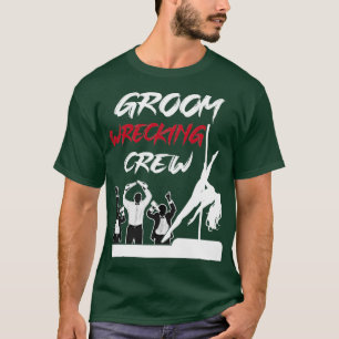 Bräutigam-Truppe Junggesellenabschied Trinkcrew T-Shirt