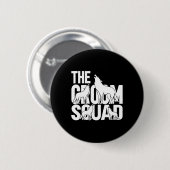 Bräutigam-Truppe Wolfpack 1 Button (Vorne & Hinten)