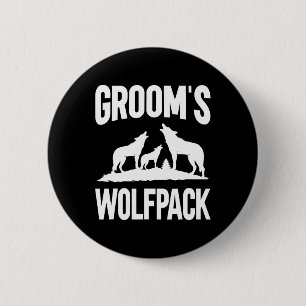 Bräutigam-Truppe Wolfpack Button