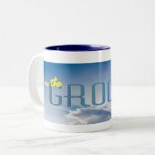 Bräutigam vom Himmel Zweifarbige Tasse (Vorderseite Links)