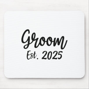 Bräutigam vorauss. 2025 Herren Hochzeit Verlobung Mousepad