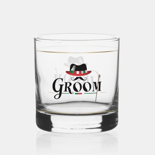 Bräutigam Whiskyglas (Vorderseite)