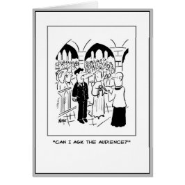 Bräutigam will "das Publikum Fragen".