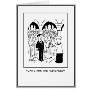 Bräutigam will "das Publikum Fragen".