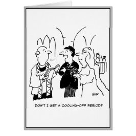 Bräutigam Will eine Abkühlphase