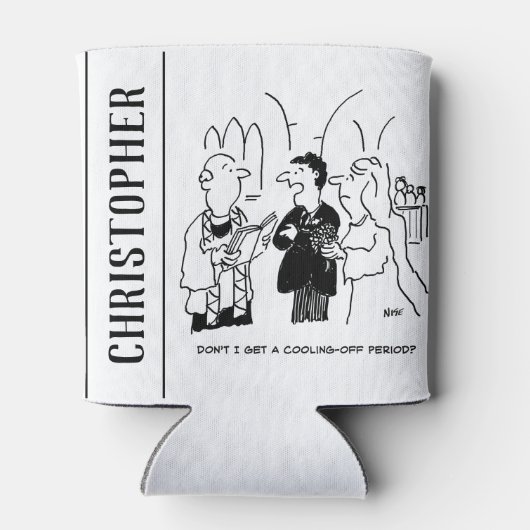 Bräutigam Will eine Abkühlphase Dosenkühler (Rückseite)