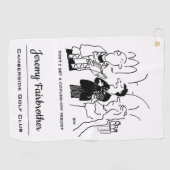 Bräutigam Will eine Abkühlphase Golfhandtuch (Horizontal)