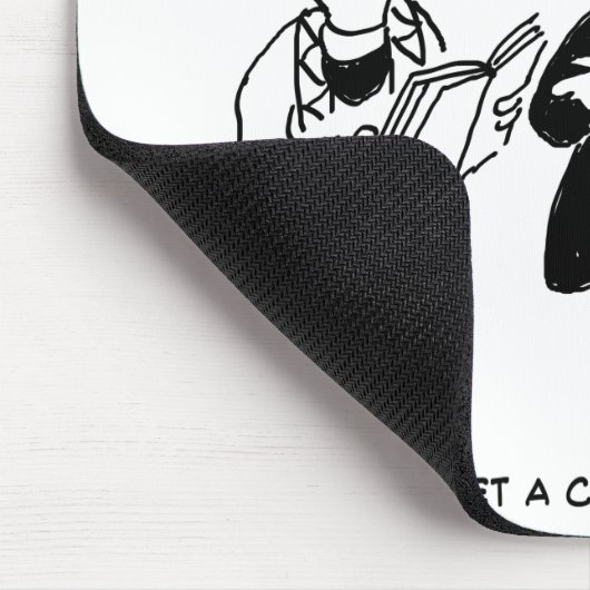 Bräutigam Will eine Abkühlphase Mousepad (Ecke)