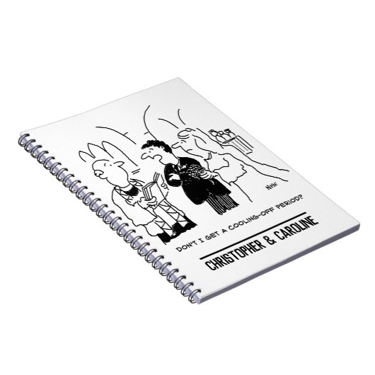 Bräutigam Will eine Abkühlphase Notizblock (Rechte Seite)