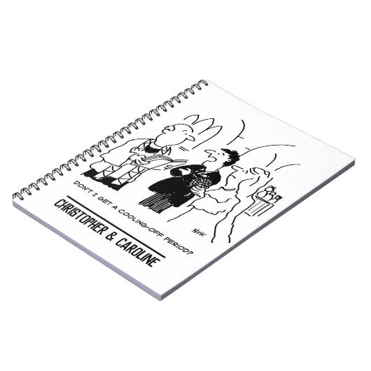 Bräutigam Will eine Abkühlphase Notizblock (Linke Seite)