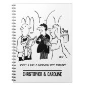 Bräutigam Will eine Abkühlphase Notizblock (Vorderseite)