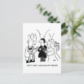 Bräutigam Will eine Abkühlphase Postkarte (Stehend Vorderseite)