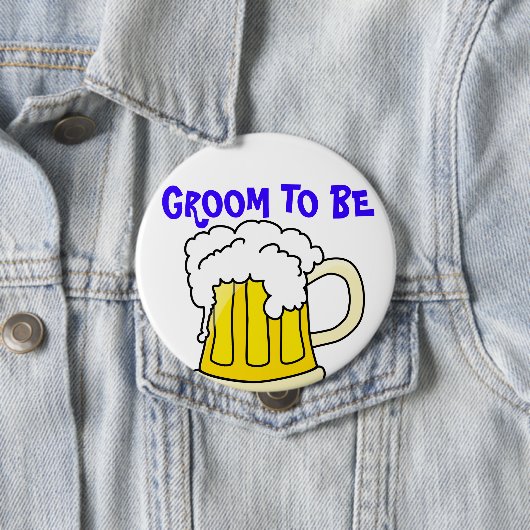 BRÄUTIGAM, ZUM Abzeichen ZU SEIN Button (Beispiel)
