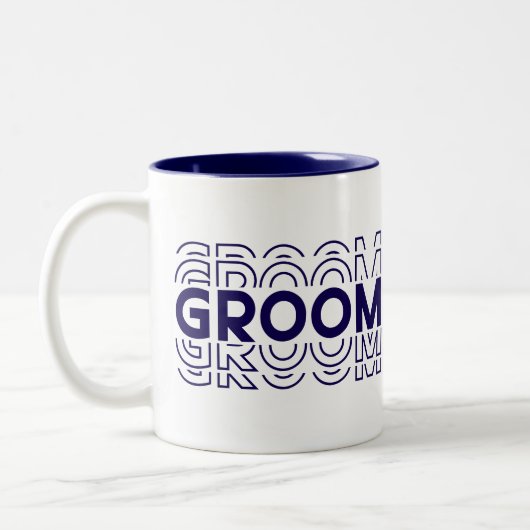 Bräutigam Zweifarbige Tasse (Links)