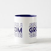 Bräutigam Zweifarbige Tasse (Mittel)