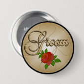 Bräutigamknopf Button (Vorne & Hinten)