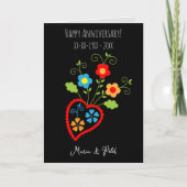 Brautjubiläum Karte (Vorderseite)