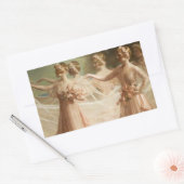 Brautjungern Rechteckiger Aufkleber (Umschlag)