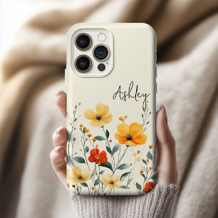 Brautjungfer Benutzerdefinierte Wildblumen-Hochz Case-Mate iPhone Hülle