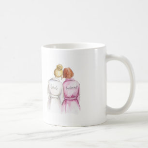 Brautjungfer? Blondes Kaffeetasse