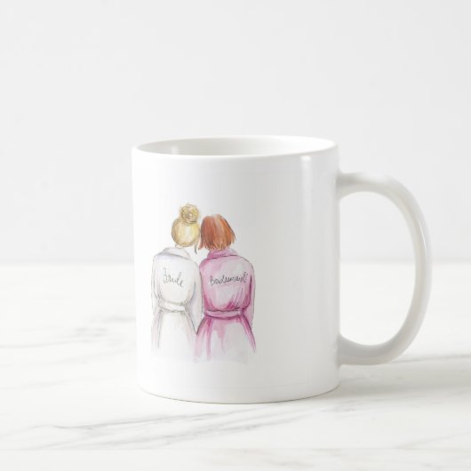 Brautjungfer? Blondes Kaffeetasse (Rechts)