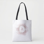 Brautjungfer Blumenrahmen mit Schleierkraut Tasche (Vorderseite)