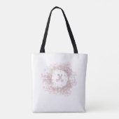 Brautjungfer Blumenrahmen mit Schleierkraut Tasche (Rückseite)
