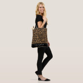 Brautjungfer Braut Boujee Trendiger Leopardenprint Tasche (Am Model)