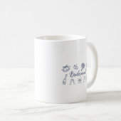 Brautjungfer Braut Squad Bow Brautparty Hochzeit Kaffeetasse (VorderseiteRechts)