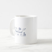 Brautjungfer Braut Squad Bow Brautparty Hochzeit Kaffeetasse (Vorderseite Links)