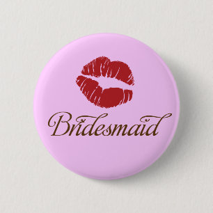 Brautjungfer - Brauthochzeits-Party-Spaß-Knöpfe Button
