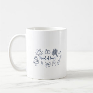 Brautjungfer Brautjungfer Brautparty Hochzeit Kaffeetasse
