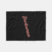 Brautjungfer Brautparty-Geschenk Freund Fleecedecke (Vorderseite (Horizontal))