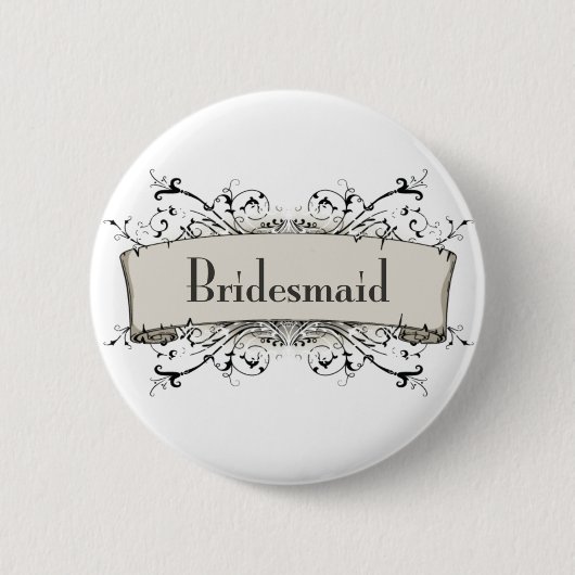 *Brautjungfer Button (Vorderseite)