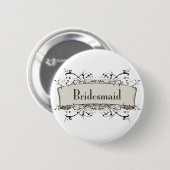*Brautjungfer Button (Vorne & Hinten)