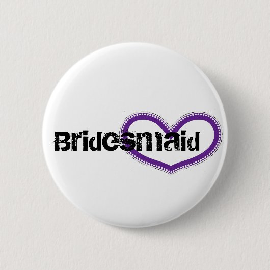 Brautjungfer Button (Vorderseite)