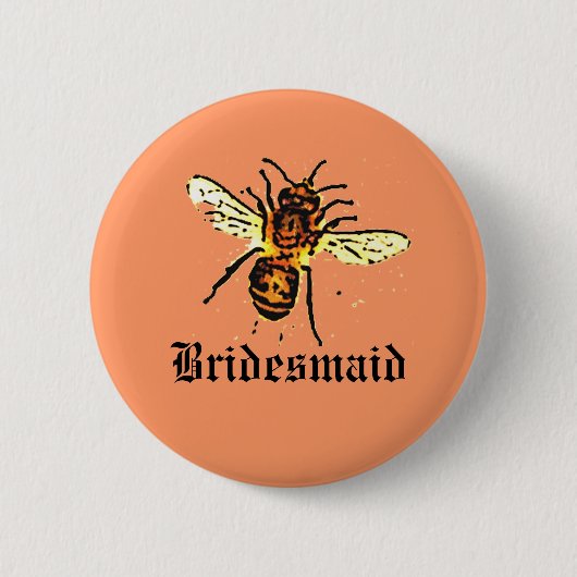 Brautjungfer Button (Vorderseite)